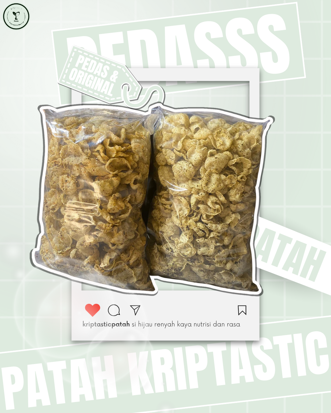 Kerupuk Patah 1kg (pedas)