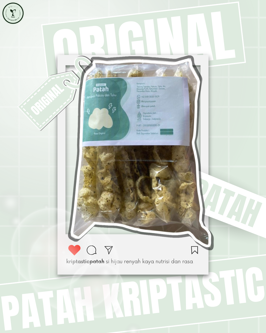 Kerupuk Patah 1 pak = 12 pcs (ori)